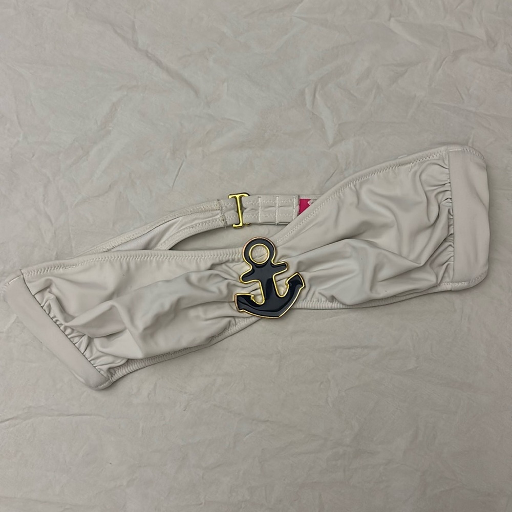 VICTORIAS SECRET anchor bikini bandeau top